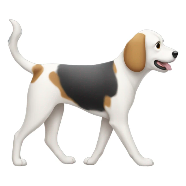 Dog walking  sticker