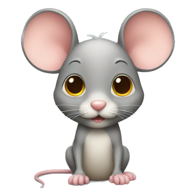 old mouse sticker