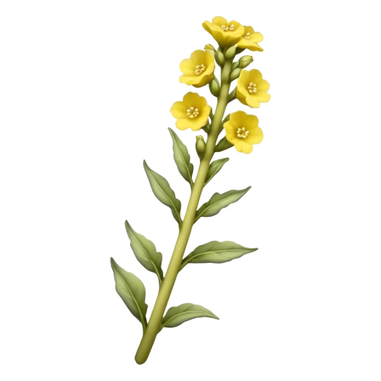 mullein flower sticker