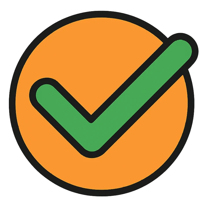 checkmark sticker