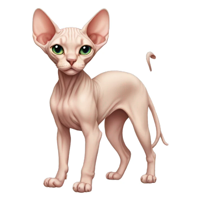Sphynx Full Body sticker
