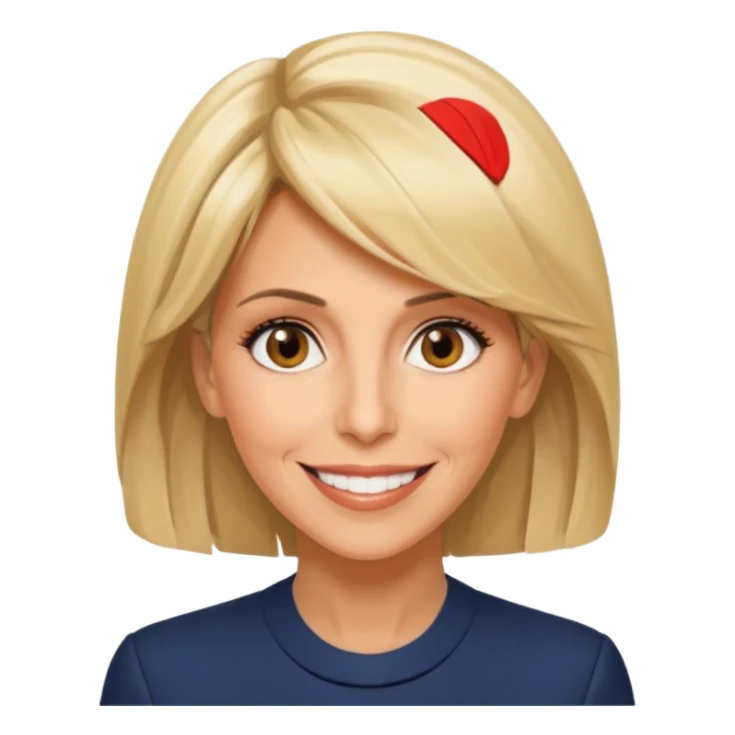 Pirate avec la tete de brigite macron sticker