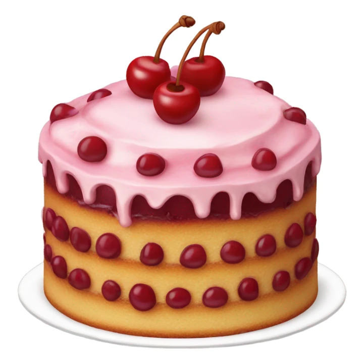cherry cake sticker