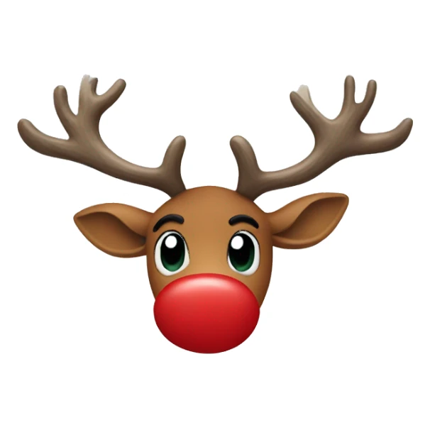 Red Nosed Reindeer sticker
