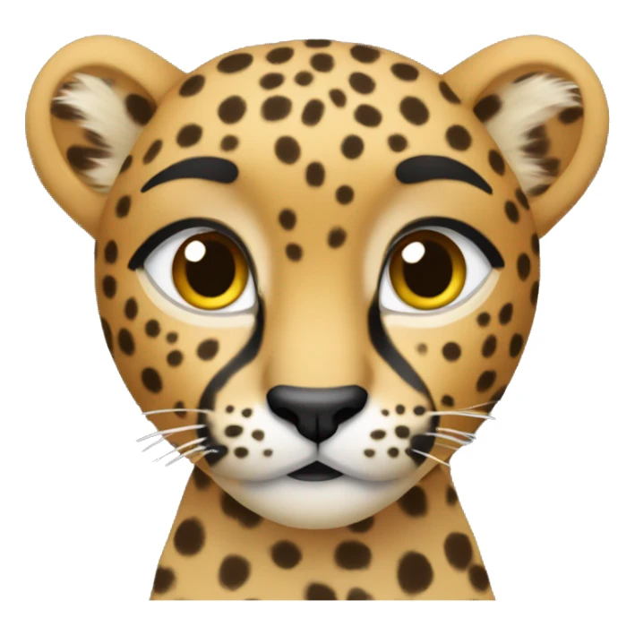 create a cheetah sticker