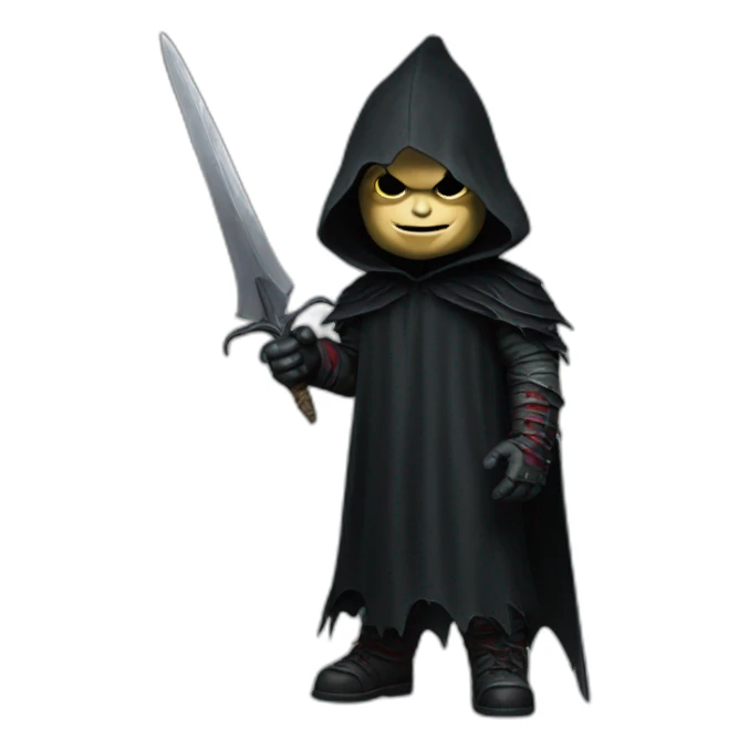 Chucky as nazgul sticker
