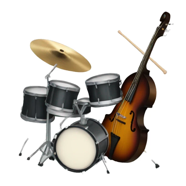 Drums and bass  sticker