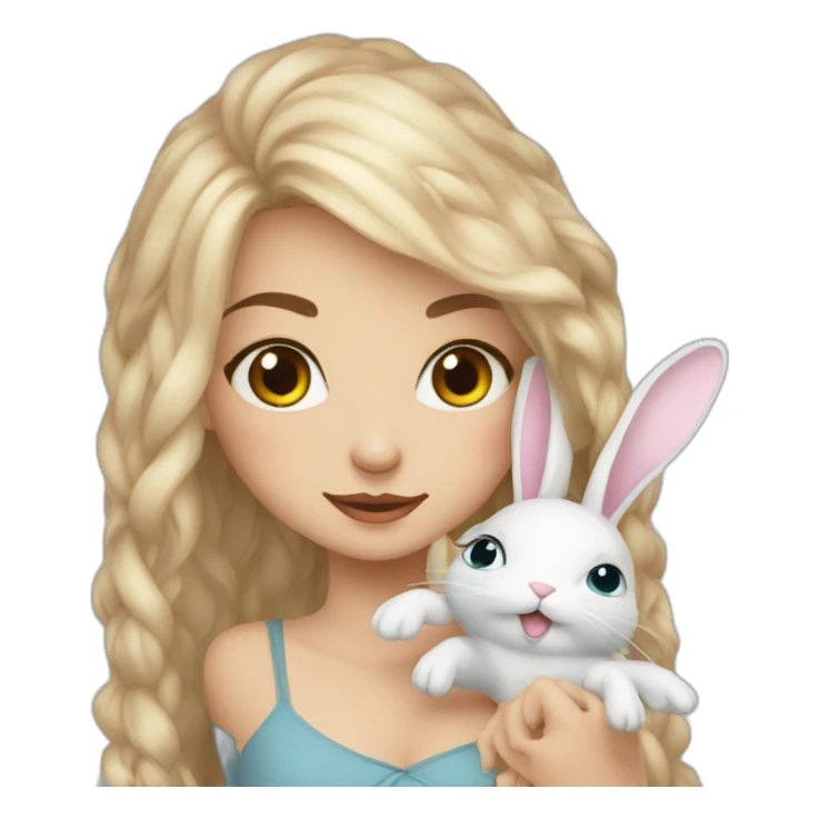dorofeeva with earth bunny sticker