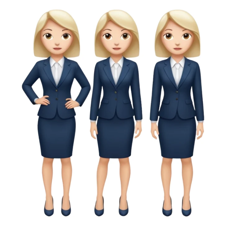 LAdy Boss, different pose, full body sticker