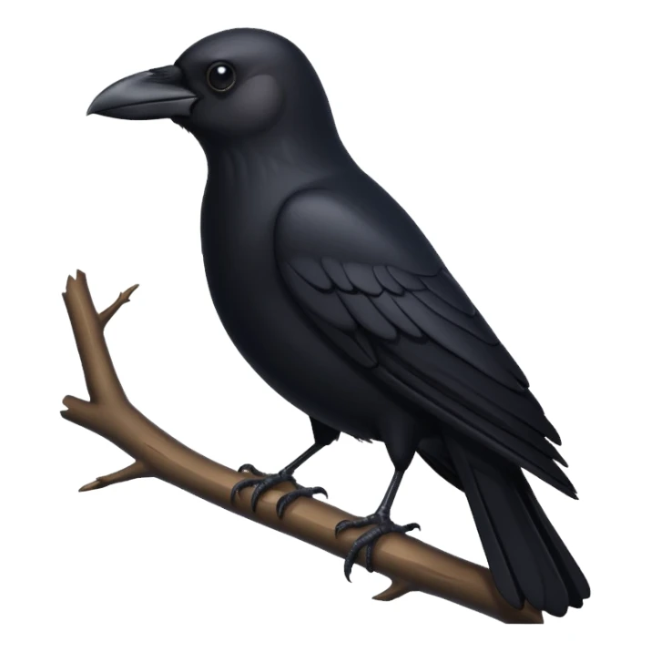 black crow sticker