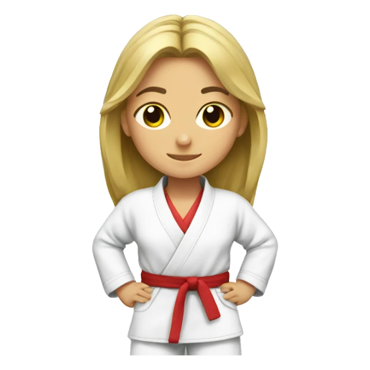 judo girl sticker