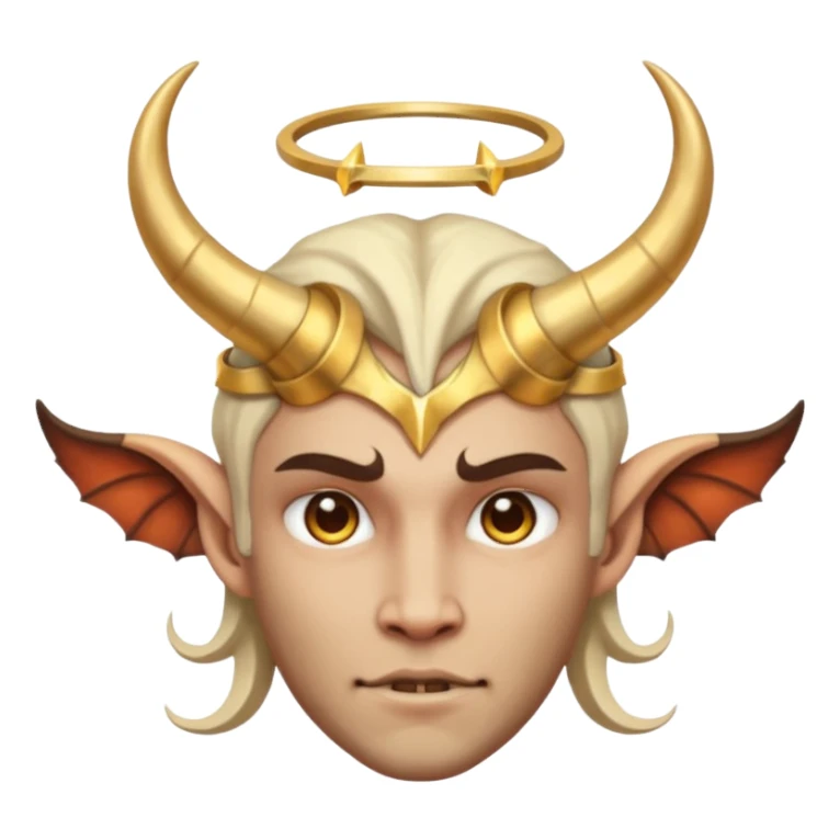 Half angel Half demon sticker