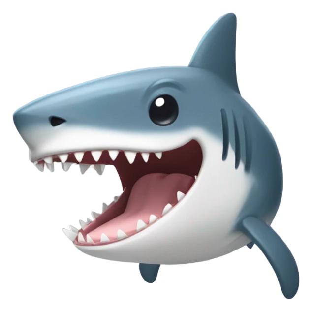 dog shark  sticker