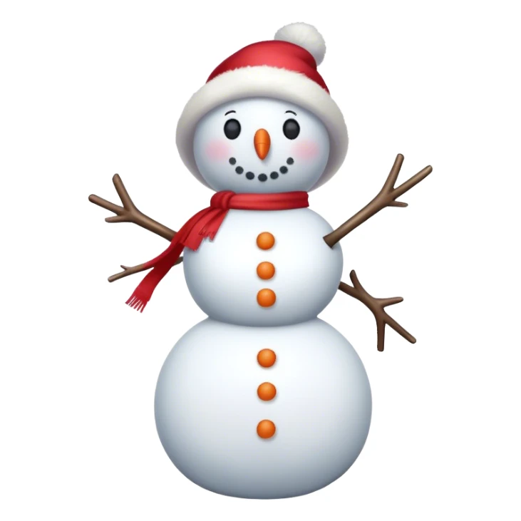 snowman dressed as a supermodel  sticker