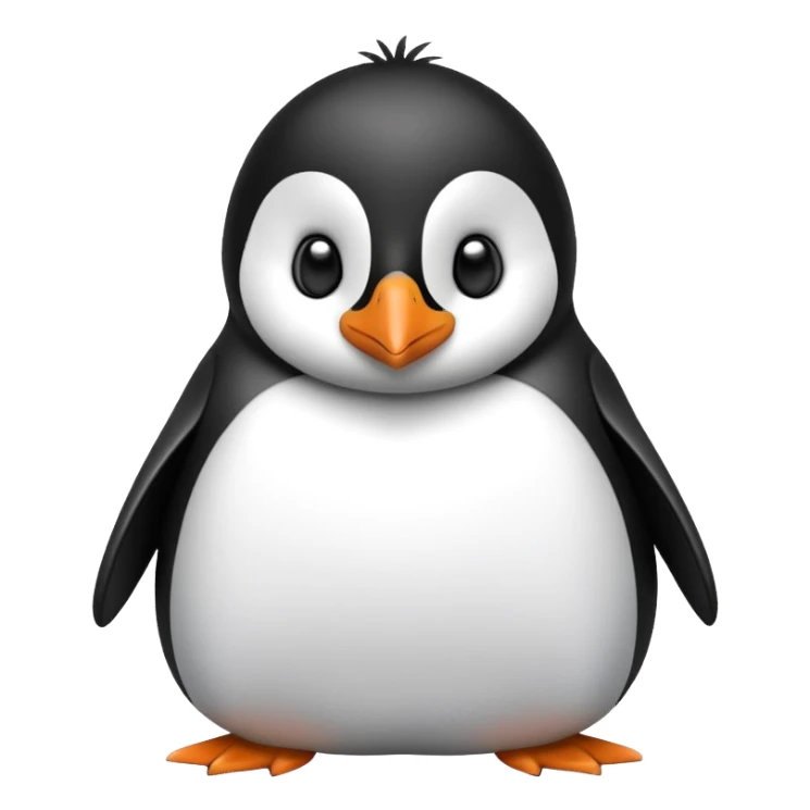 Erschrockener Pinguin  sticker