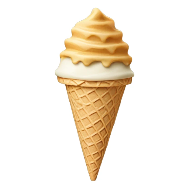 ice cream cone without ice cream sticker