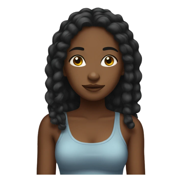 Chill black girl  sticker