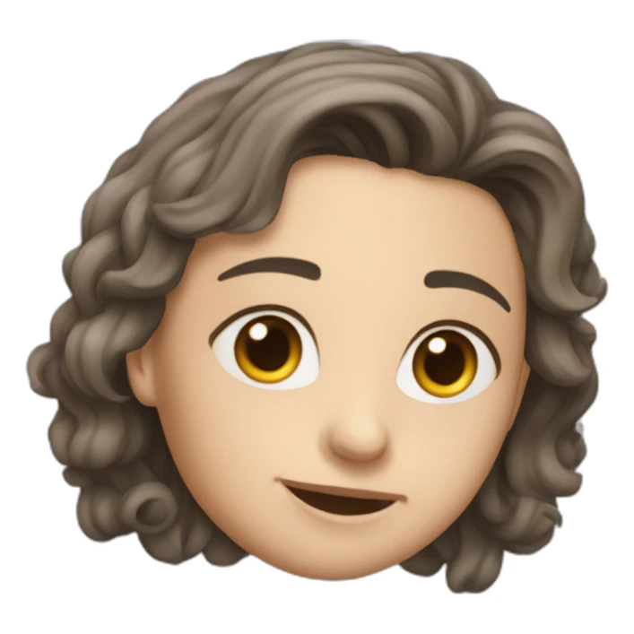 девочка готовит  sticker