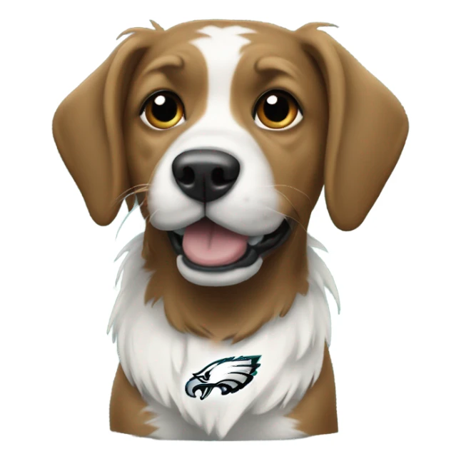 Philadelphia Eagles dog sticker