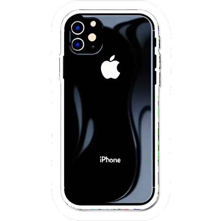 iPhone Seiten Ansicht sticker