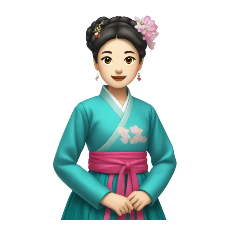 Hanbok dress  sticker