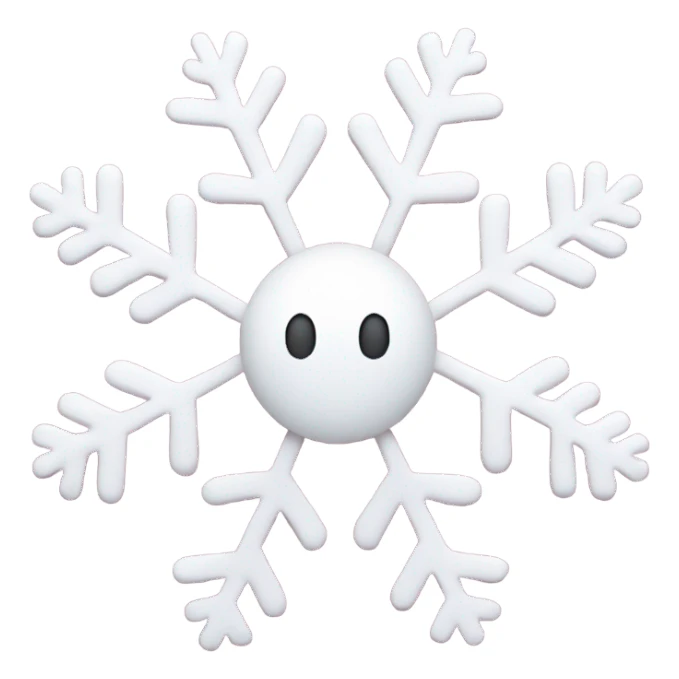 Pink January emoji sticker