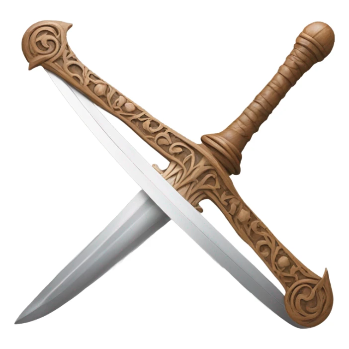 Magic Wood Sword sticker