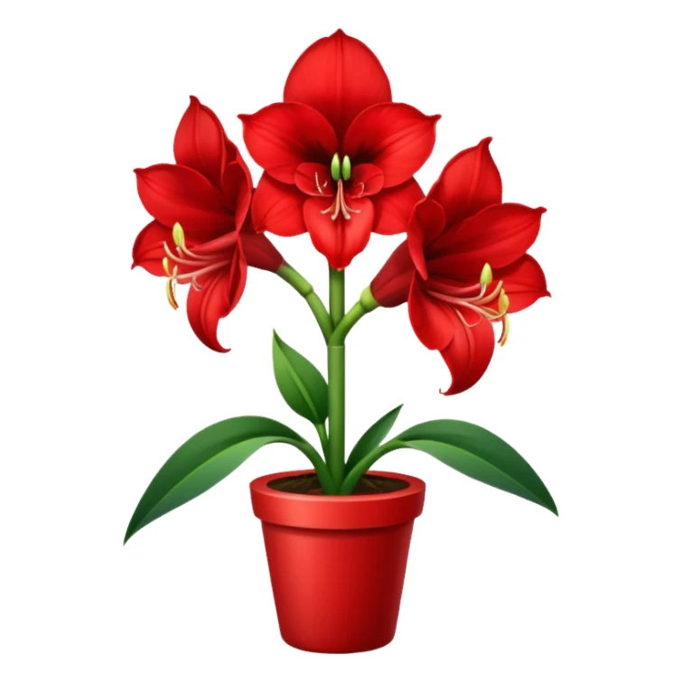 Can you make red Amaryllis sticker