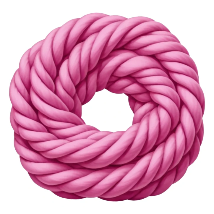 pink yarn sticker