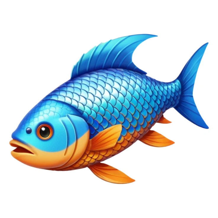 Fish with running shoes  sticker