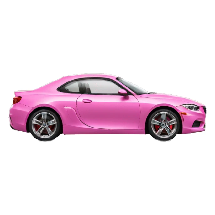 dream car wow pink sticker