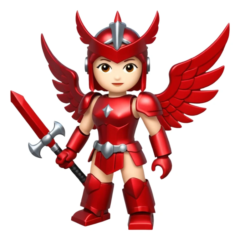 a roblox red valkyrie without people sticker