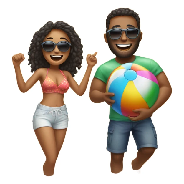 best friends on the beach sticker