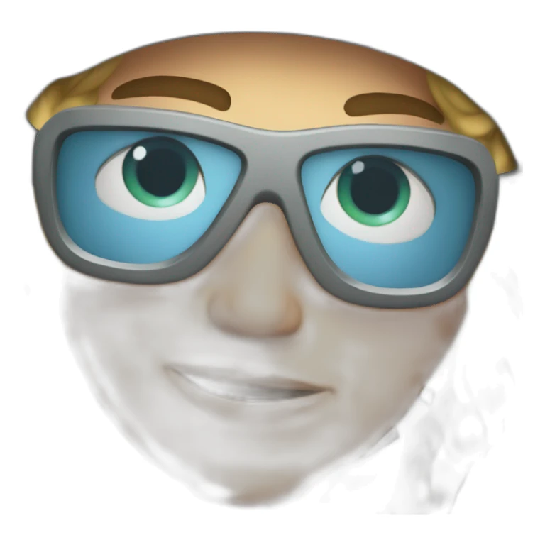 apline landfolk skier sticker