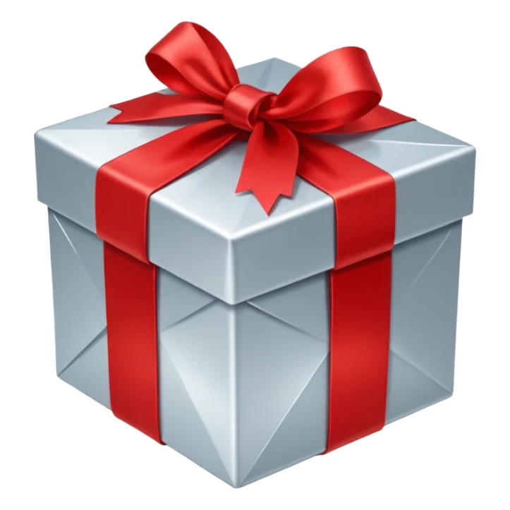 shiny diamond gift box sticker