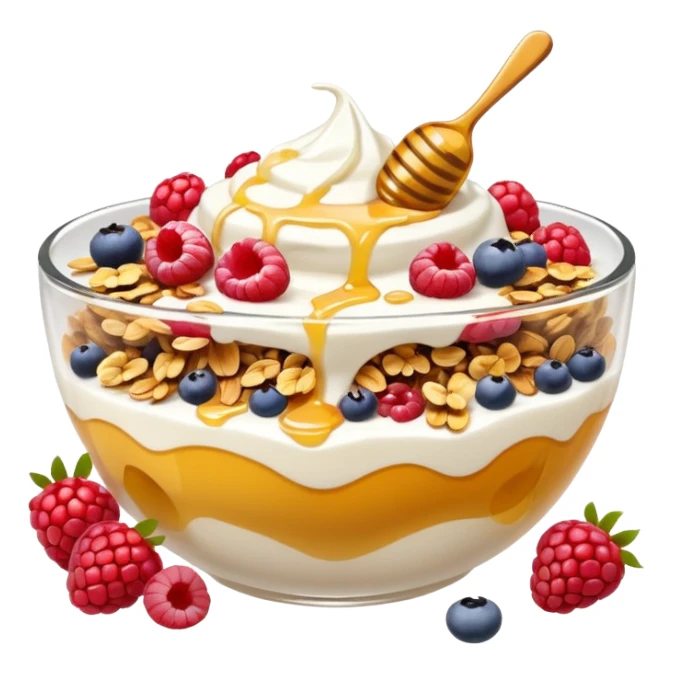 granola bowl sticker