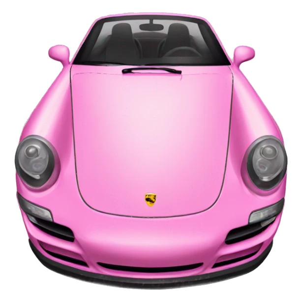 Pink porshe sticker