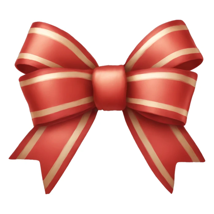 Christmas bow  sticker