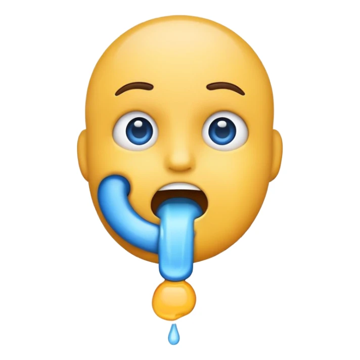 Chocking emoji  sticker