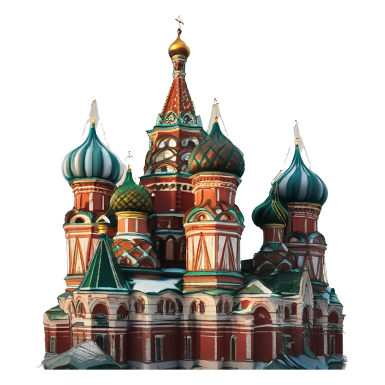 Saint Basil’s Cathedral in Moscow sticker