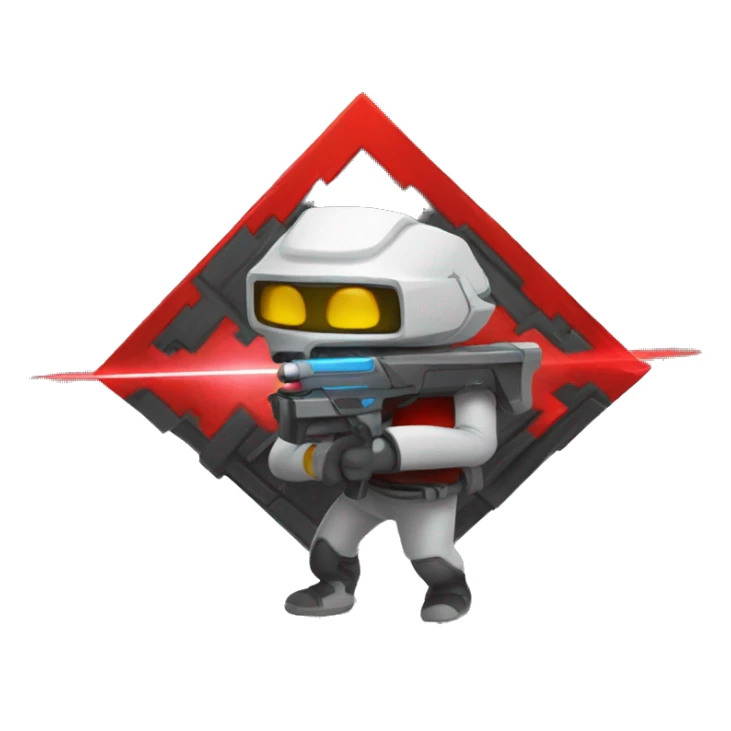 Laser game sticker