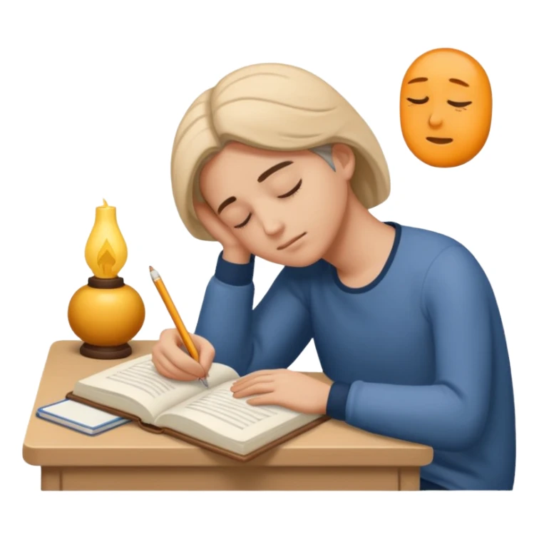 Fesse prout étudier dormir sticker