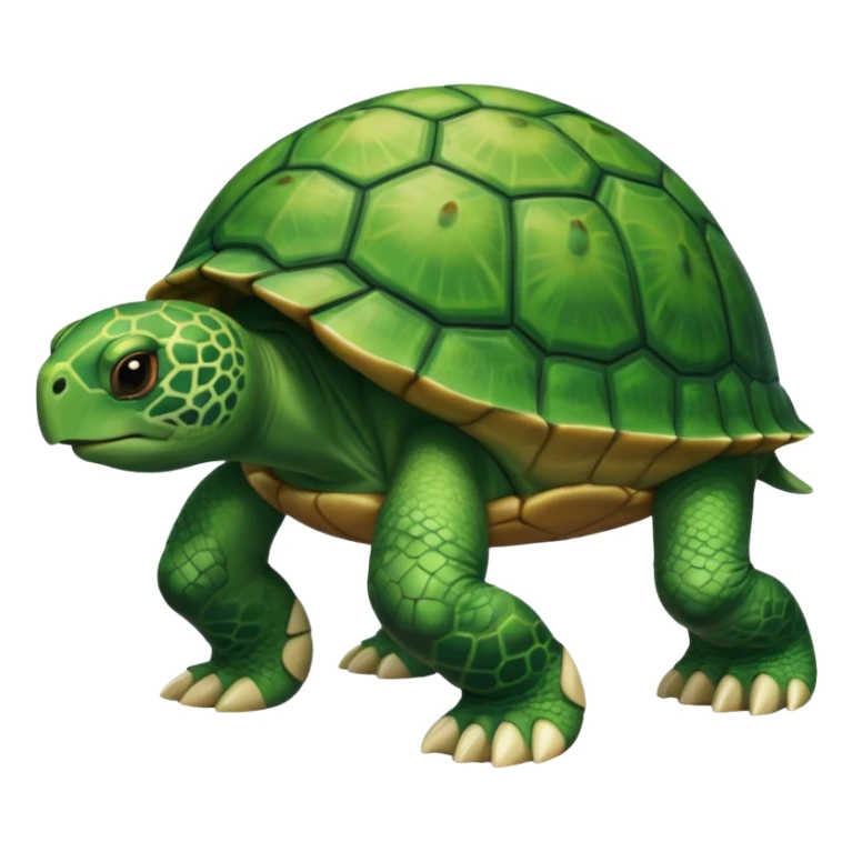 A human leg emoji combined with a turtle sticker