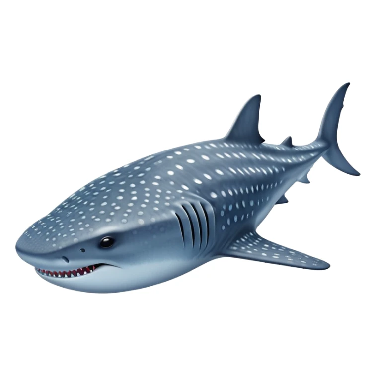 Realistic full bodied whale Shark sticker