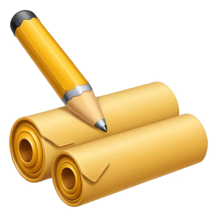 pergamino con historia sticker