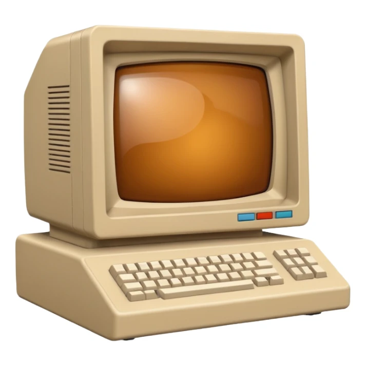 80s computer sticker