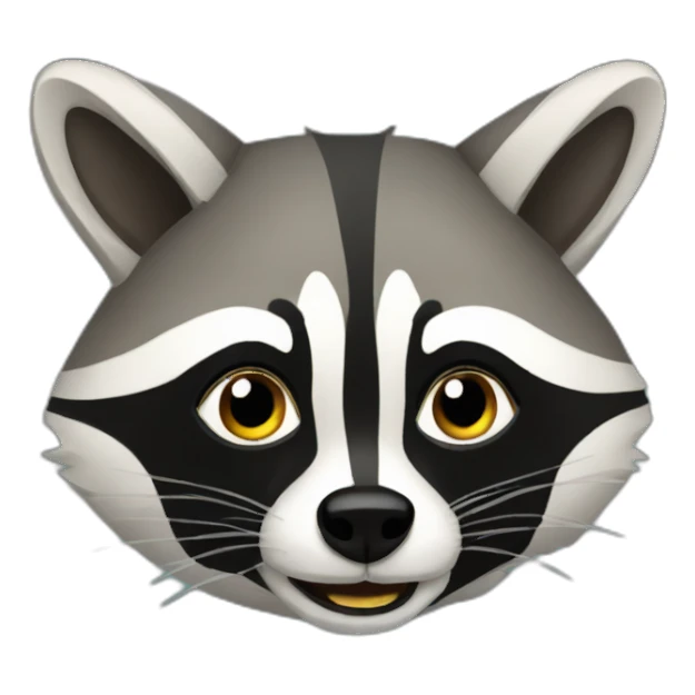 mexican raccoon sticker