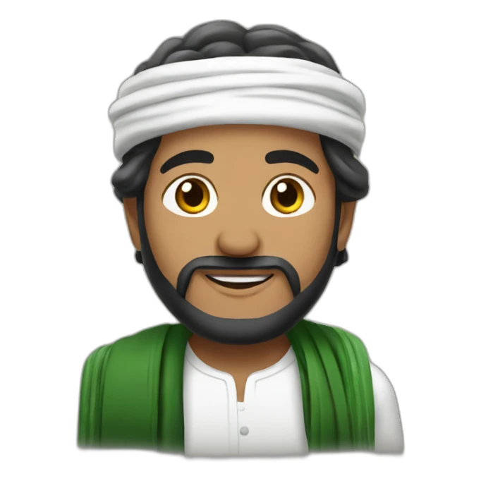 Hajj pilgrim Imran sticker