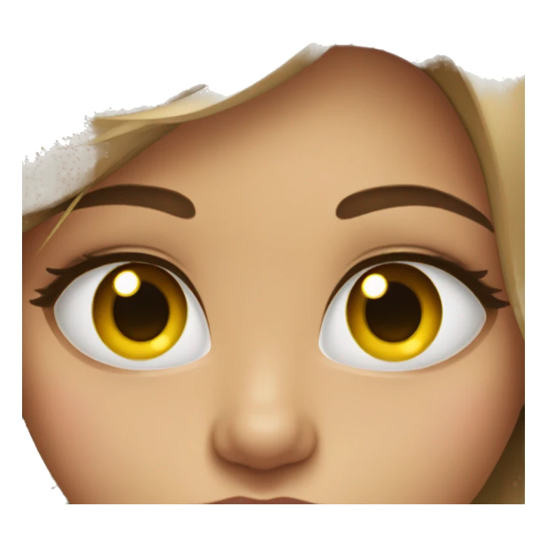 Girl with lashes sticker