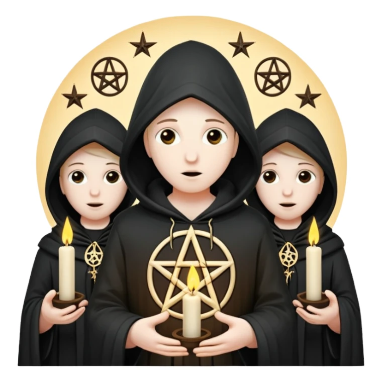 satanic ritual sticker